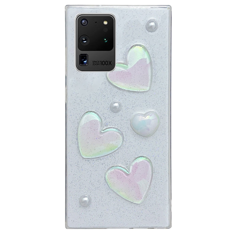 For Samsung Galaxy S20 Ultra Love Epoxy TPU Protective Case