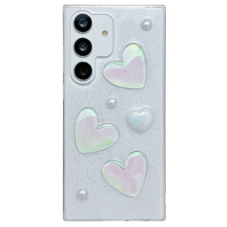 For Samsung Galaxy A34 Love Epoxy TPU Protective Case