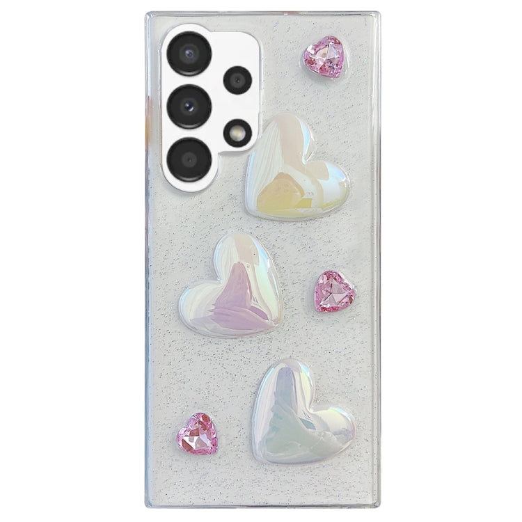 For Samsung Galaxy S25 Ultra 5G Love Epoxy TPU Protective Case