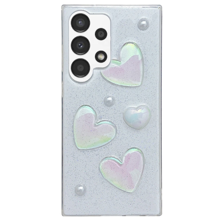 For Samsung Galaxy S25 Ultra 5G Love Epoxy TPU Protective Case
