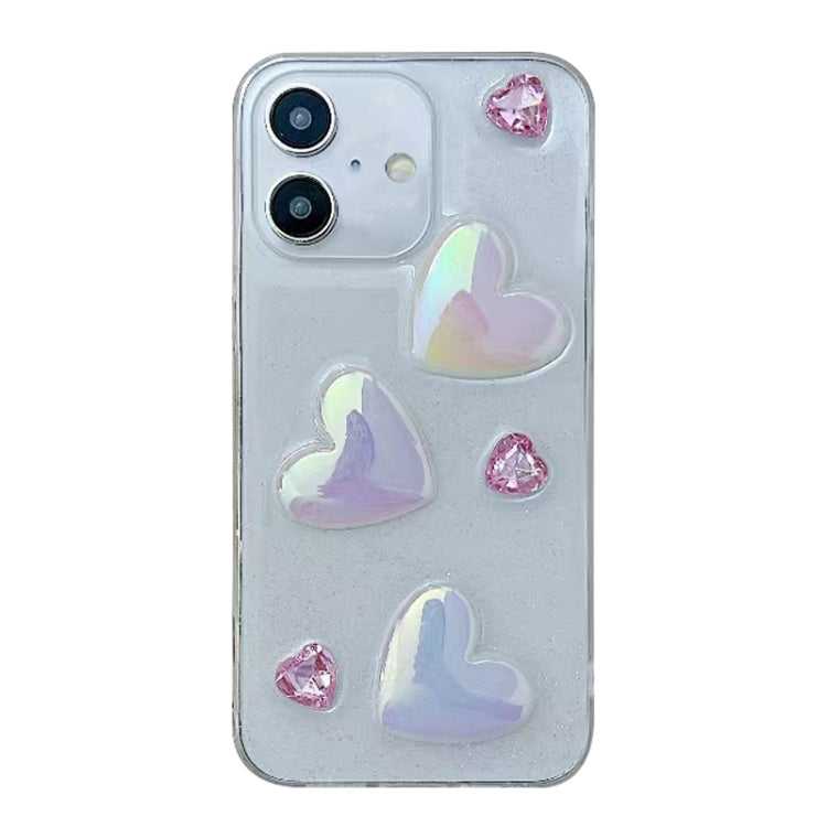For iPhone 16 Love Epoxy TPU Phone Case