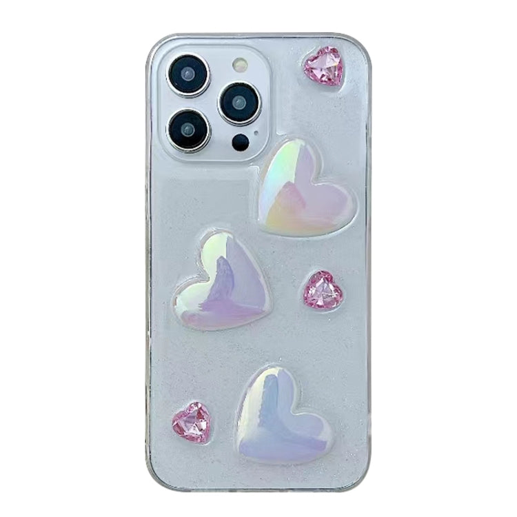 For iPhone 16 Pro Love Epoxy TPU Phone Case