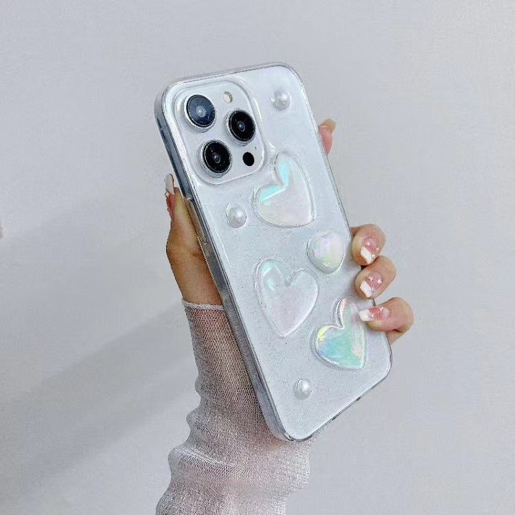 For iPhone 16 Plus Love Epoxy TPU Phone Case