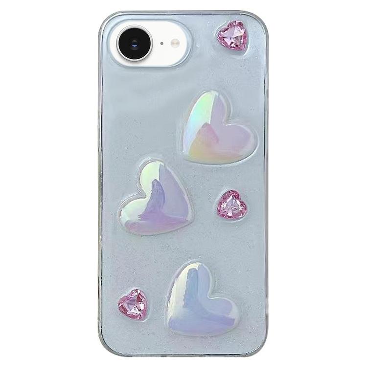 For iPhone 17e / 16e Love Epoxy TPU Phone Case