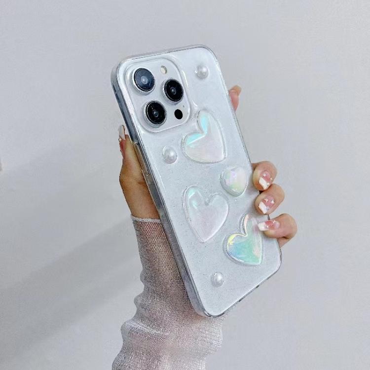 For iPhone 17e / 16e Love Epoxy TPU Phone Case