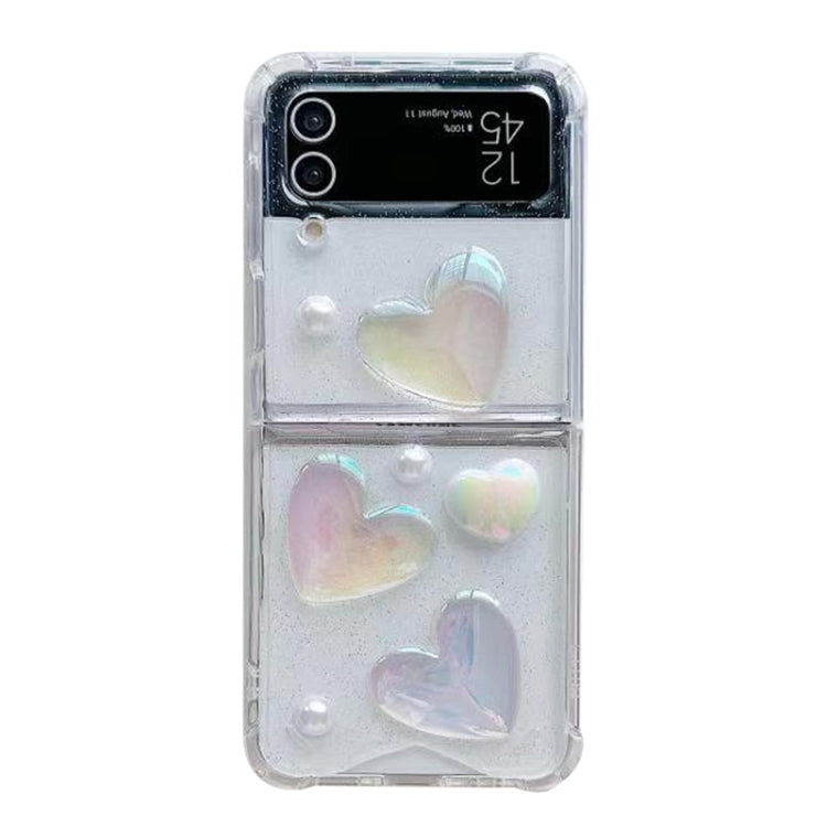 For Samsung Galaxy Z Flip3 Love Epoxy TPU Phone Case