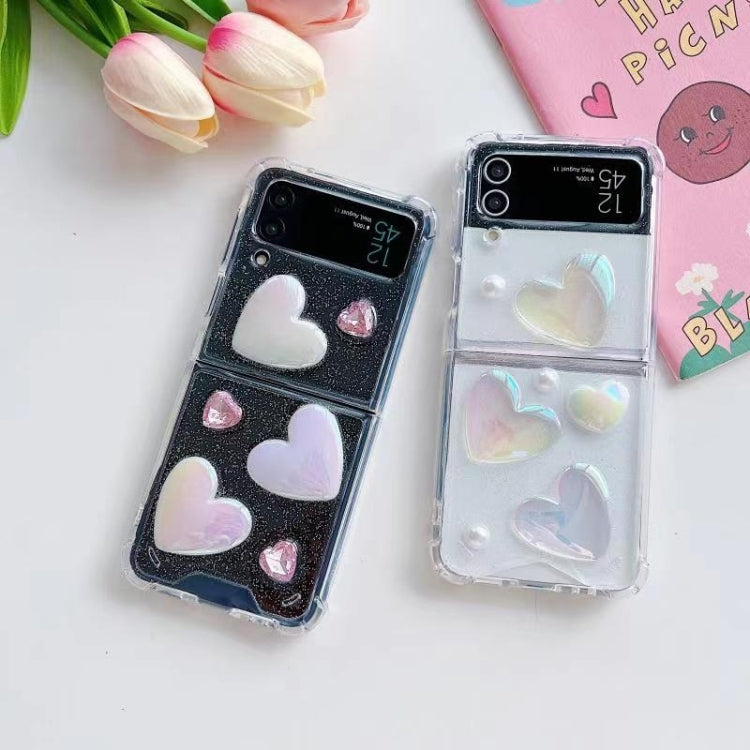 For Samsung Galaxy Z Flip7 FE / Flip6 Love Epoxy TPU Phone Case