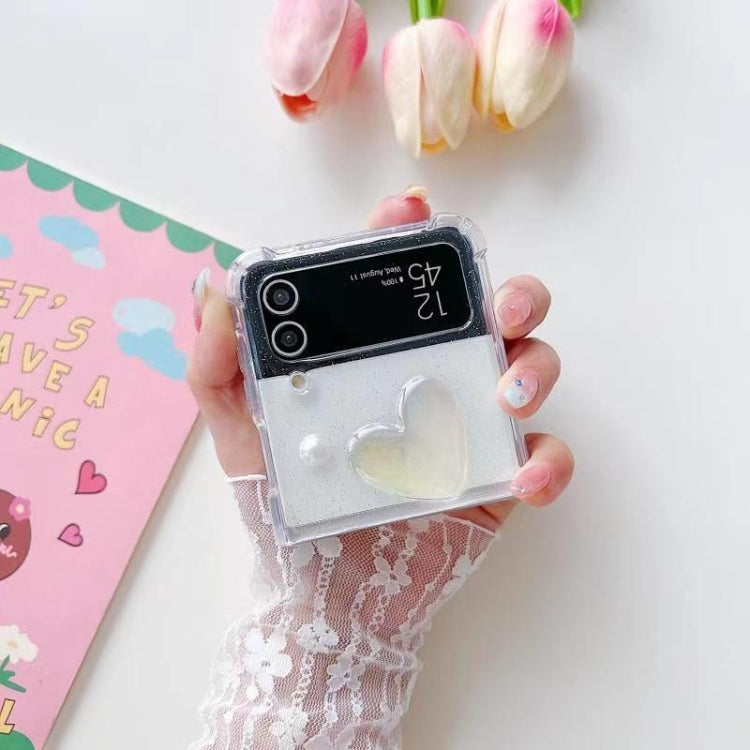 For Samsung Galaxy Z Flip7 FE / Flip6 Love Epoxy TPU Phone Case