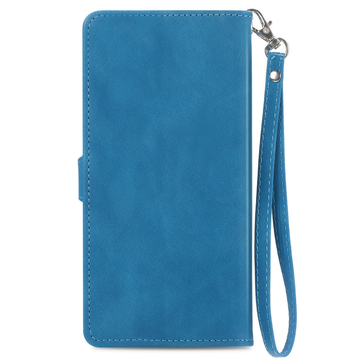 For Samsung Galaxy XCover 5 Embossed Flower Zipper Leather Phone Case