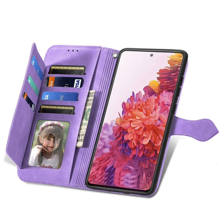 For Samsung Galaxy XCover 5 Embossed Flower Zipper Leather Phone Case