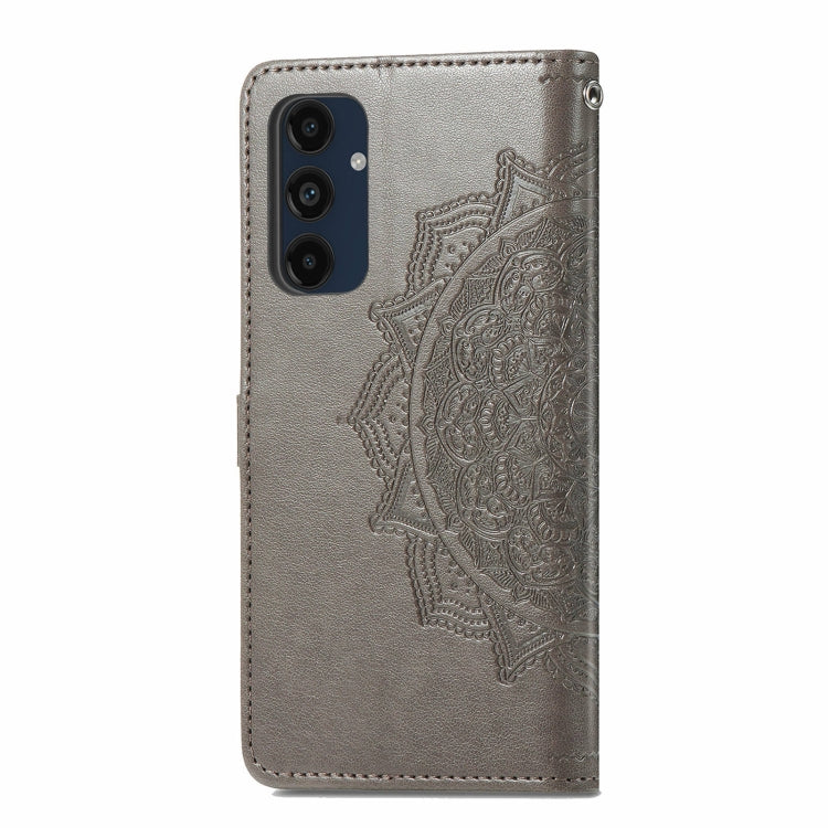 For Samsung Galaxy A16 5G Mandala Flower Embossed Leather Phone Case