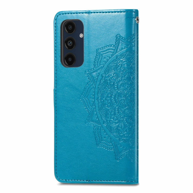 For Samsung Galaxy A06 4G Mandala Flower Embossed Leather Phone Case