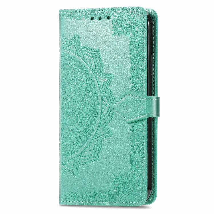 For Samsung Galaxy A06 4G Mandala Flower Embossed Leather Phone Case