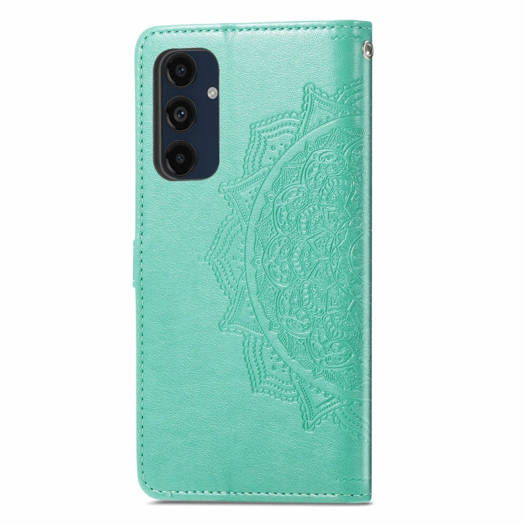 For Samsung Galaxy A06 4G Mandala Flower Embossed Leather Phone Case