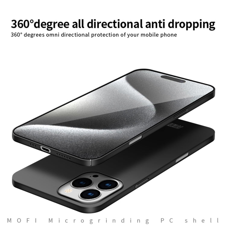For iPhone 16 Pro MOFI Frosted PC Ultra-thin Hard Phone Case
