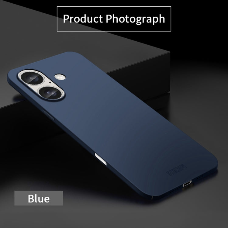 For iPhone 16 Plus MOFI Frosted PC Ultra-thin Hard Phone Case