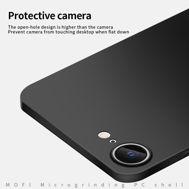 For iPhone 17e / 16e MOFI Frosted PC Ultra-thin Hard Phone Case