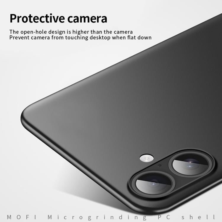 For iPhone 17 MOFI Frosted PC Ultra-thin Hard Phone Case