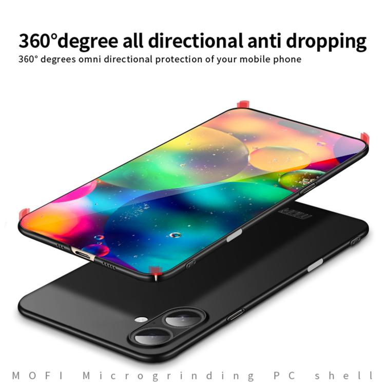 For iPhone 17 MOFI Frosted PC Ultra-thin Hard Phone Case