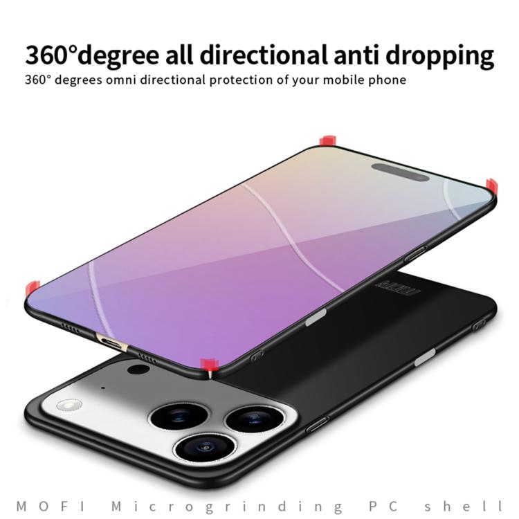 For iPhone 17 Pro MOFI Frosted PC Ultra-thin Hard Phone Case