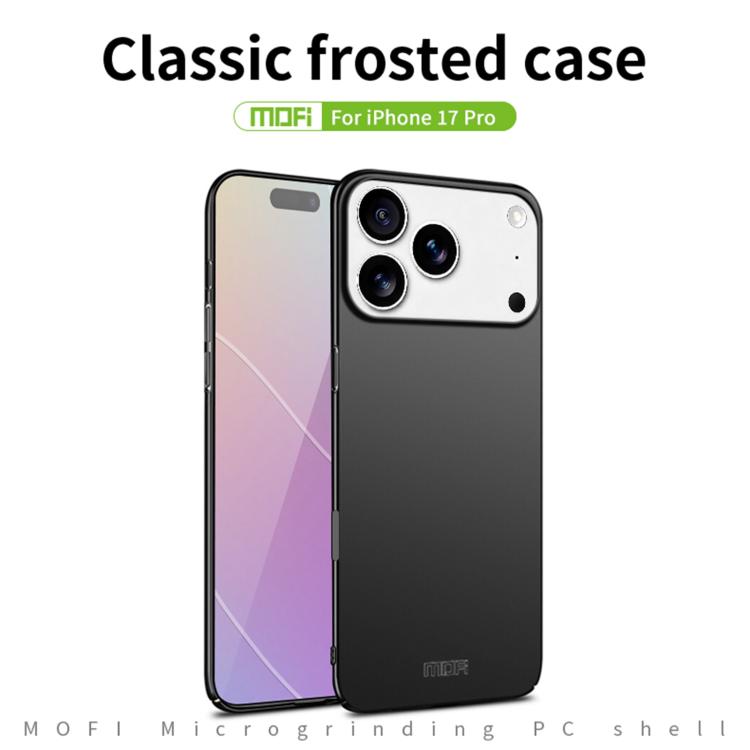 For iPhone 17 Pro MOFI Frosted PC Ultra-thin Hard Phone Case
