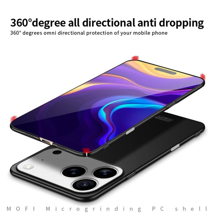 For iPhone 17 Pro Max MOFI Frosted PC Ultra-thin Hard Phone Case