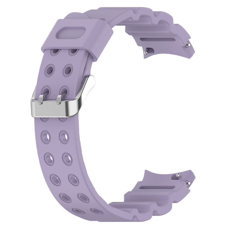For Samsung Galaxy Watch 6 / 6 Classic Armored Solid Color Silicone Watch Band