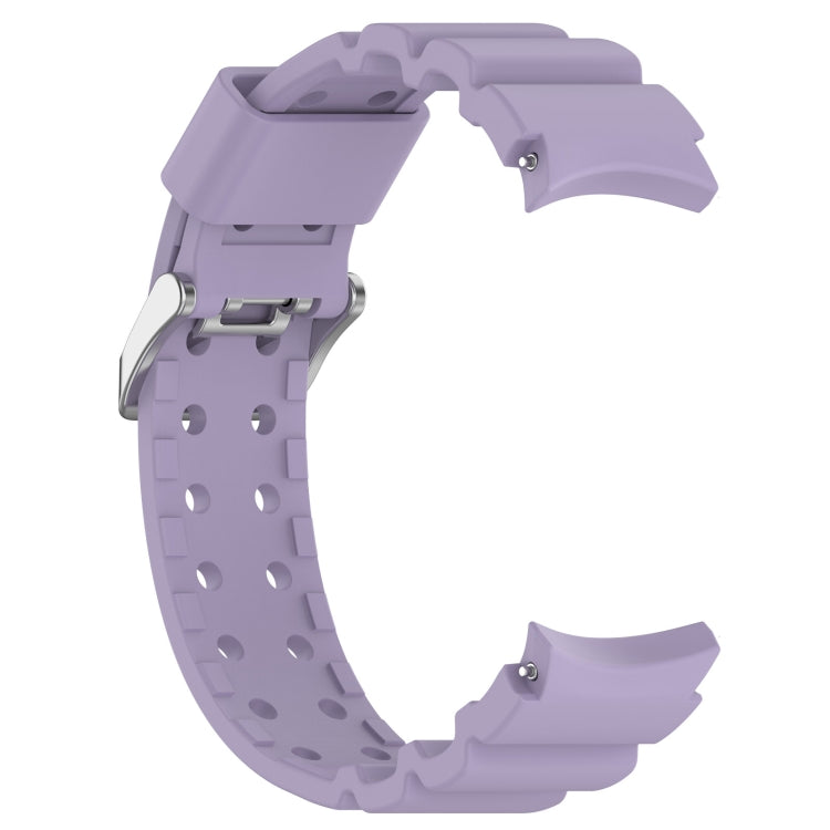 For Samsung Galaxy Watch 6 / 6 Classic Armored Solid Color Silicone Watch Band