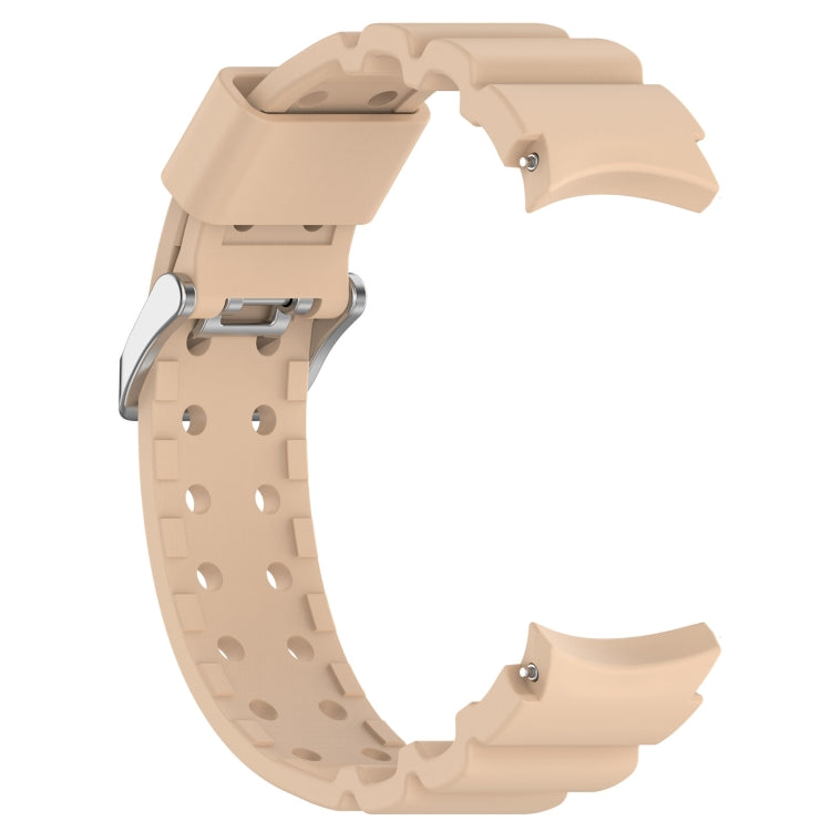 For Samsung Galaxy Watch 6 / 6 Classic Armored Solid Color Silicone Watch Band