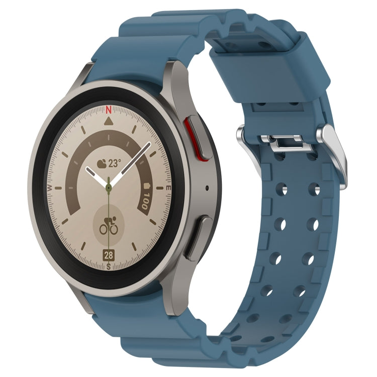For Samsung Galaxy Watch 6 / 6 Classic Armored Solid Color Silicone Watch Band