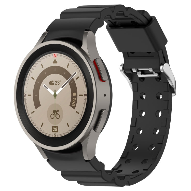 For Samsung Galaxy Watch 6 / 6 Classic Armored Solid Color Silicone Watch Band
