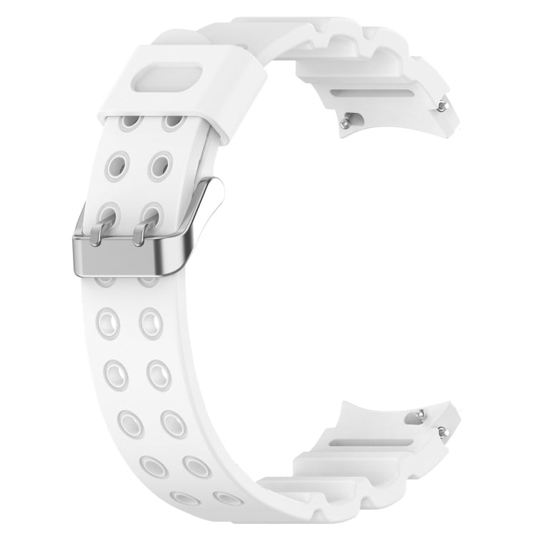 For Samsung Galaxy Watch 6 / 6 Classic Armored Solid Color Silicone Watch Band