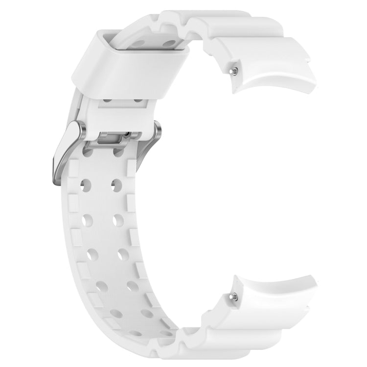 For Samsung Galaxy Watch 6 / 6 Classic Armored Solid Color Silicone Watch Band