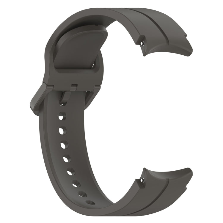 For Samsung Galaxy Watch 6 / 6 Classic Grooved Color Buckle Silicone Watch Band