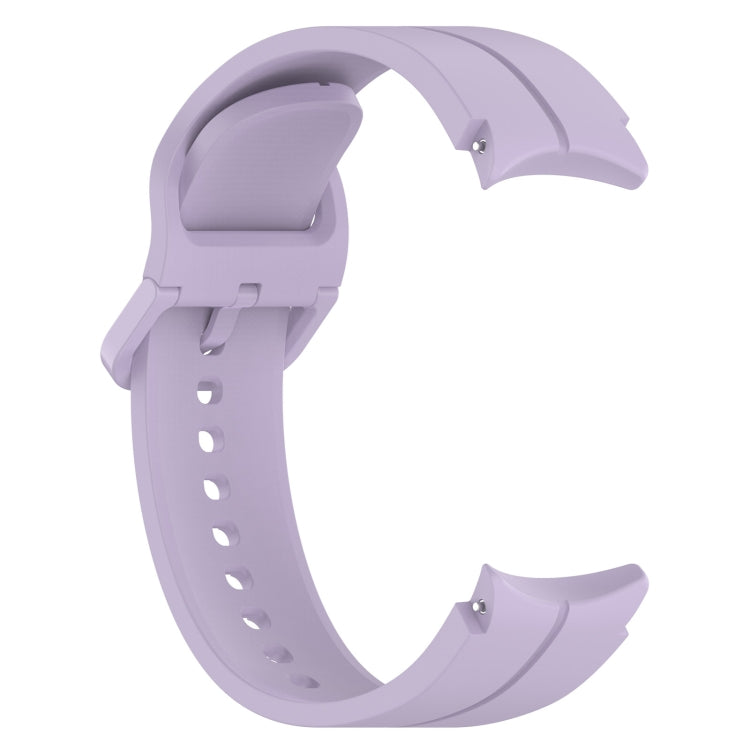 For Samsung Galaxy Watch 6 / 6 Classic Grooved Color Buckle Silicone Watch Band
