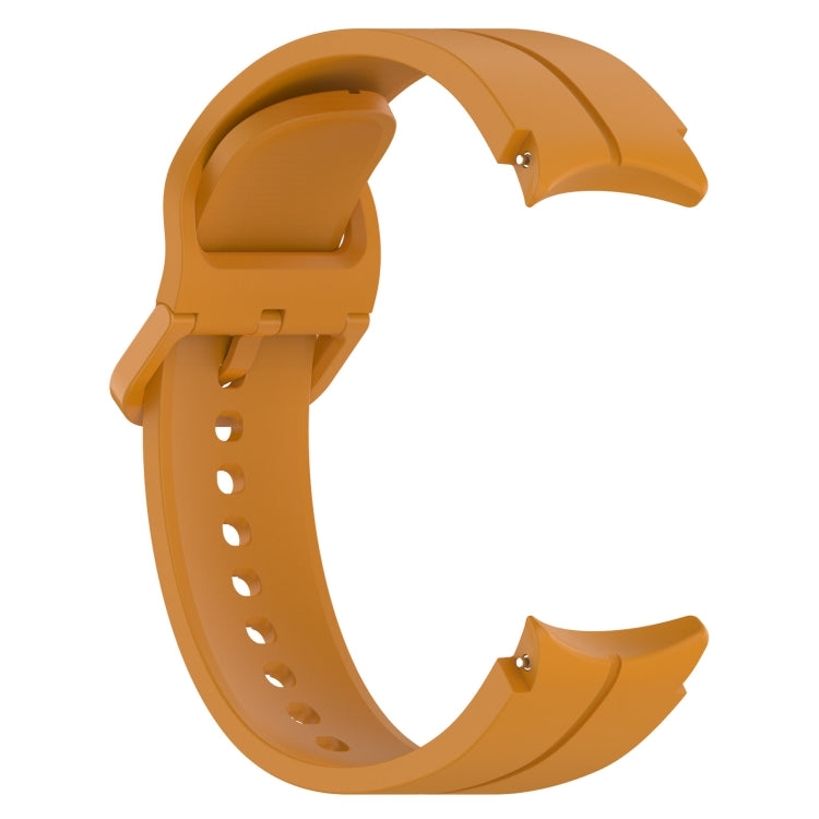 For Samsung Galaxy Watch 6 / 6 Classic Grooved Color Buckle Silicone Watch Band