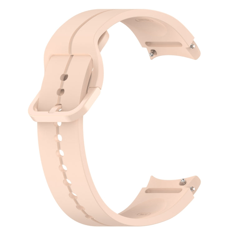 For Samsung Galaxy Watch 6 / 6 Classic Grooved Color Buckle Silicone Watch Band