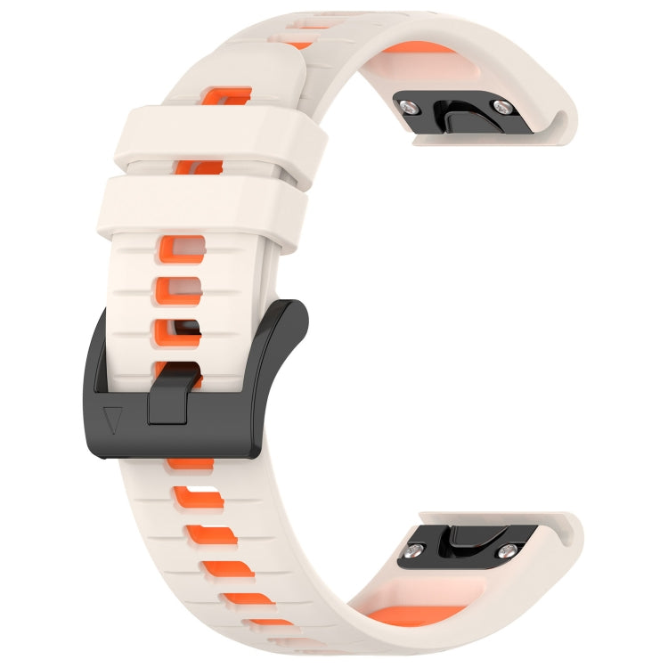 For Garmin Enduro 3 Sports Two-Color 26mm Silicone Watch Band