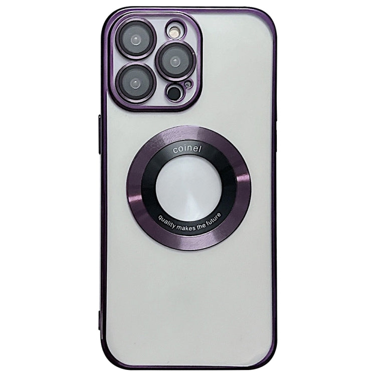 For iPhone 16 Pro Max Electroplating Magsafe TPU Phone Case