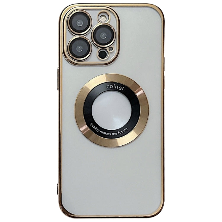For iPhone 16 Pro Max Electroplating Magsafe TPU Phone Case