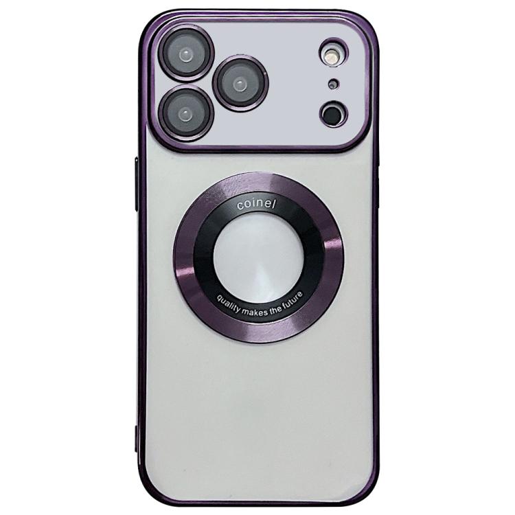 For iPhone 17 Pro Max Electroplating Magsafe TPU Phone Case