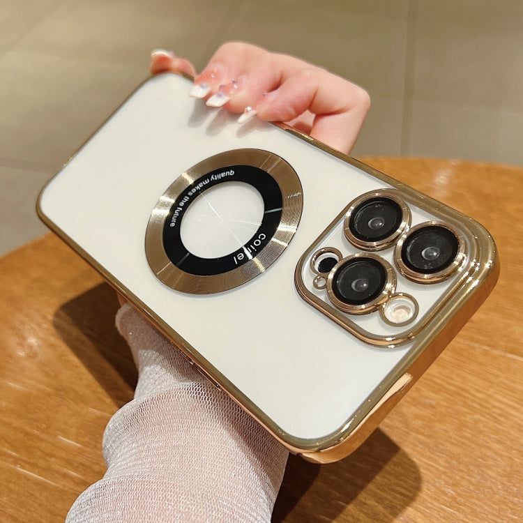For iPhone 16 Pro Electroplating Magsafe TPU Phone Case