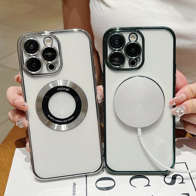 For iPhone 16 Pro Electroplating Magsafe TPU Phone Case