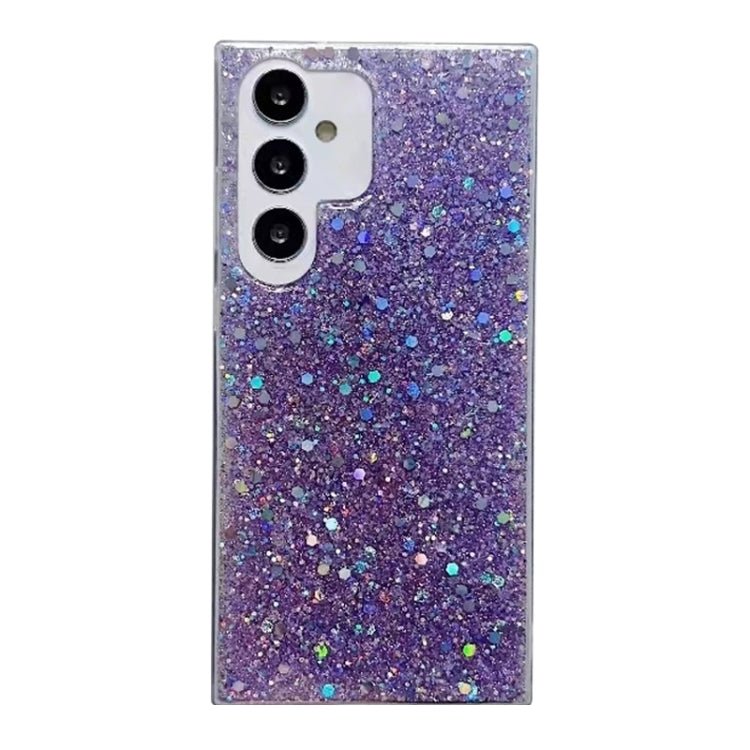 For Samsung Galaxy S25 Ultra 5G Glitter Sequins Epoxy TPU Phone Case