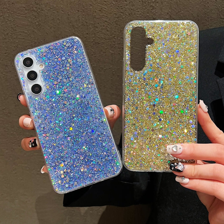 For Samsung Galaxy S24 FE 5G Glitter Sequins Epoxy TPU Phone Case
