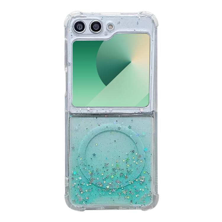 For Samsung Galaxy Z Flip7 Magsafe Glitter TPU Phone Case