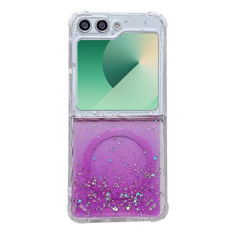 For Samsung Galaxy Z Flip7 Magsafe Glitter TPU Phone Case