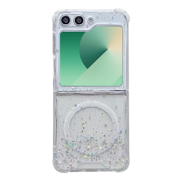For Samsung Galaxy Z Flip7 Magsafe Glitter TPU Phone Case