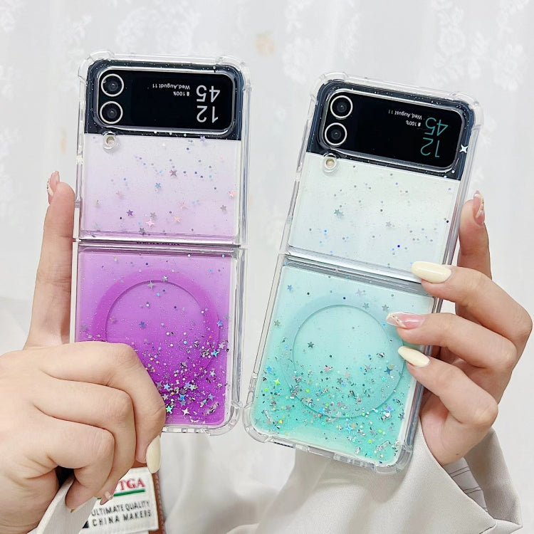 For Samsung Galaxy Z Flip7 Magsafe Glitter TPU Phone Case
