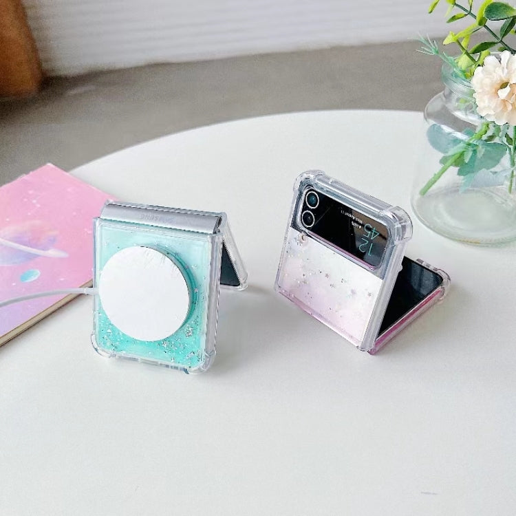 For Samsung Galaxy Z Flip7 FE / Flip6 Magsafe Glitter TPU Phone Case